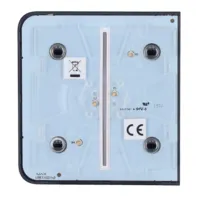 Ajax LightSwitch SideButton 2-gang. Pulsador Lateral Doble. Color Grafito
