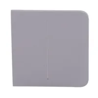 Ajax LightSwitch SideButton 2-gang. Pulsador Lateral Doble. Color Gris