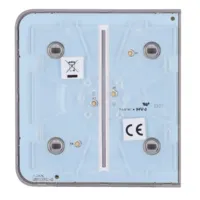 Ajax LightSwitch SideButton 2-gang. Pulsador Lateral Doble. Color Gris