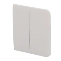 Ver informacion sobre Ajax LightSwitch SideButton 2-gang. Pulsador Lateral Doble. Color Ostra