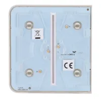 Ajax LightSwitch SideButton 2-gang. Pulsador Lateral Doble. Color Ostra