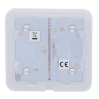 Ajax LightSwitch SoloButton 1-gang/2-way. Pulsador Simple. Color blanco
