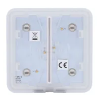 Ajax LightSwitch SoloButton 2-gang. Pulsador Doble. Color Niebla