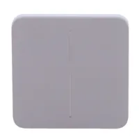 Ajax LightSwitch SoloButton 2-gang. Pulsador Doble. Color Gris