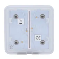 Ajax LightSwitch SoloButton 2-gang. Pulsador Doble. Color Gris