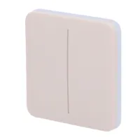 Ver informacion sobre Ajax LightSwitch SoloButton 2-gang. Pulsador Doble. Color Marfil