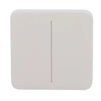 Ajax LightSwitch SoloButton 2-gang. Pulsador Doble. Color Ostra