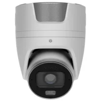 Cámara IP Superior Turret 4 Megapíxel Ajax - 1/1.8" Progressive Scan CMOS - Lente varifocal motorizada 2.8~12 mm - IR 60 m | Luz blanca 40 m |  PoE 802.3at/af - 120 dB TrueWDR | Detección de movimiento | IA -  MicroSD hasta 256GB | Color Blanco