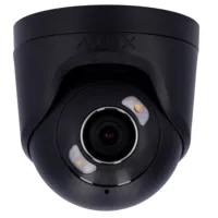 Cámara IP Turret 5 Megapixel Ajax - 1/2.8" Progressive Scan CMOS - Lente 2.8 mm, Ranura MicroSD hasta 256GB
 - IR 50m | Luz Blanca 50 m | PoE 802.3at - Con Inteligencia Artificial - Color negro