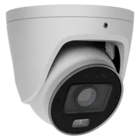 Ver informacion sobre Cámara IP Turret 5 Megapíxel Ajax - 1/2.7" Progressive Scan CMOS - Lente varifocal motorizada 2.8~12 mm - IR 60 m | Luz blanca 40 m |  PoE 802.3at/af - 120 dB TrueWDR | Detección de movimiento | IA -  MicroSD hasta 256GB | Color Blanco
