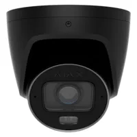 Cámara IP Turret 8 Megapíxel Ajax - 1/2.8" Progressive Scan CMOS - Lente varifocal motorizada 2.8~12 mm - IR 60 m | Luz blanca 40 m |  PoE 802.3at/af - 120 dB TrueWDR | Detección de movimiento | IA -  MicroSD hasta 256GB | Color Negro