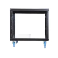 ARACK8U — Rack universal 19" de 8 unidades con ruedas
