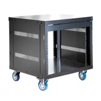 ARACK8U — Rack universal 19" de 8 unidades con ruedas