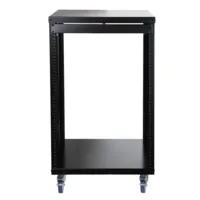 ARACK16U — Rack universal 19" de 16 unidades con ruedas