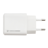 20W Dual-Port GaN Fast Charger White | USB-C PD3.0 & USB-A QC3.0 with PPS