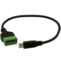 USB-C to terminals, 0.25m
