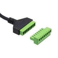RJ45 patch cord with terminals, 0,20m
