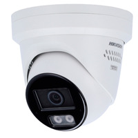Ver informacion sobre Hikvision cámara IP Turret gama PRO ColorVu3.0 - Resolución 4 MPx | PoE IEEE802.3at  - ColorVu3.0: imagen a color HikAI-ISP F1.0 1/1.8&quot; - 2.8 mm | Micrófono dual | Luz híbrida hasta 30m - AcuSense3.0