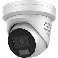 Ver informacion sobre Hikvision cámara IP Turret gama PRO ColorVu3.0 - Resolución 4 MPx | PoE IEEE802.3at  - ColorVu3.0: imagen a color HikAI-ISP F1.0 1/1.8&quot; - 2.8 mm | Micrófono dual | Luz híbrida hasta 30m - AcuSense3.0