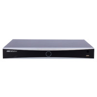 Hikvision - Gama PRO - Grabador NVR 8 CH IP - Resolución máxima 32Mpx | Alarmas | AcuSense - Ancho de banda 96 Mbps | Admite 2 discos duros - AcuSeek, búsqueda basada en texto hasta en 8CH