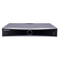 Hikvision - Gama PRO - Grabador NVR 32 CH IP - Resolución máxima 32Mpx | Alarmas | AcuSense - Ancho de banda 384 Mbps | Admite 4 discos duros - AcuSeek, búsqueda basada en texto hasta en 16CH