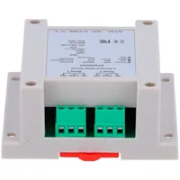 Módulo de adquisición y control de datos - 2 entradas digitales | 2 salidas de relé (NO/NC) - Protocolos: Modbus/TCP, TCP/IP, UDP, HTTP,... - Servidor web integrado - Puerto Ethernet 10/100 Base-TX | Puerto WiFi - No incluye alimentador (12VDC/1A)