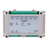Módulo de adquisición y control de datos - 8 entradas digitales | 8 salidas de relé (NO/NC) - Protocolos: Modbus/TCP, TCP/IP, UDP, HTTP,... - Servidor web integrado - Puerto Ethernet 10/100 Base-TX | Puerto WiFi - No incluye alimentador (12VDC/1A)