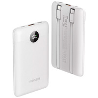 Ver informacion sobre Power Bank pantalla LCD 10000mAh I Blanco