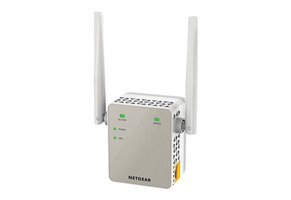 Ver informacion sobre Extensor de red WiFi AC1200 Dual Band (2,4 GHz y 5 GHz, antenas externas), blanco