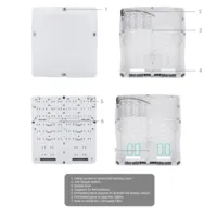 Ajax Case D (430×400×133). Color Blanco