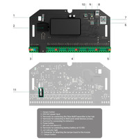 Expansor de zonas cableadas Grado 3 - Protocolo Fibra - Hasta 18 entradas cableadas  - Alarma configurable NC, NO, EOL, 2EOL, 3EOL - Doble tamper anti-apertura - Doble salida de alimentación 12V / 1A