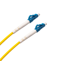 Cable de fibra óptica LC/UPC a LC/UPC Monomodo Simplex, 2m