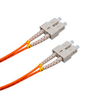 Cable de fibra òptica SC/UPC a SC/UPC OM1 Duplex, 2m