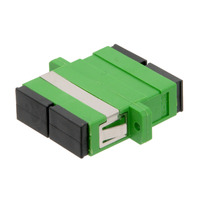 SC/APC SM DX Adapter with Flange for patch panel