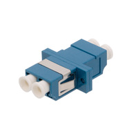 LC/UPC SM DX Adapter with Flange for patch panel