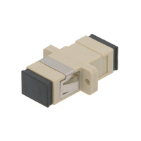 SC/PC MM SX Adapter with Flange for patch panel