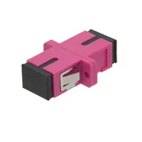 Ver informacion sobre SC OM4 SX adaptador con pestaña para patch panel