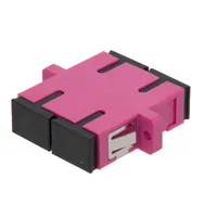 Ver informacion sobre SC OM4 DX adaptador con pestaña para patch panel