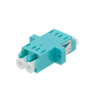 LC OM3 DX Adapter Duplex with Flange for patch panel