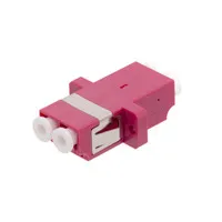 LC OM4 DX Adapter with Tab for Patch Panel
