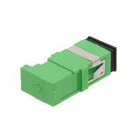 Ver informacion sobre SC/APC SM SX Flush Mount Adapter with Horizontal Opening Lid