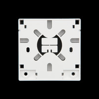 Caja para Fibra Optica para 2 Fusiones y 2 Adaptadores [No Incluidos][86x86x23mm]
