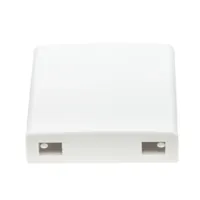 Caja para Fibra Optica para 2 Fusiones y 2 Adaptadores [No Incluidos][86x86x23mm]