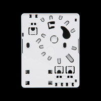 Caja para Fibra Optica para 4 Fusiones y 2 Adaptadores [No Incluidos][102x80x25mm]