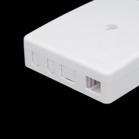 Caja para Fibra Optica para 4 Fusiones y 2 Adaptadores [No Incluidos][102x80x25mm]