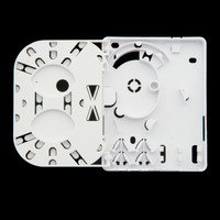 Caja para Fibra Optica para 2 Fusiones y 2 Adaptadores [No Incluidos][100x82x25mm]