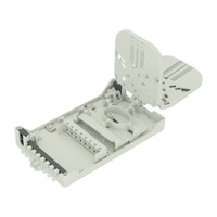 Caja para Fibra Optica para 8 Fusiones y 8 Adaptadores [No Incluidos][235x126x52mm]