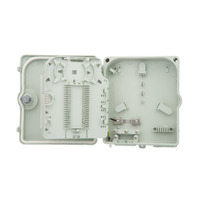 Caja de Distribucion Interior/Exterios para 12 Fusiones, Cierre con Llave [224x212x73mm]