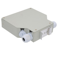 Panneau de Raccordement en Fibre Optique pour Rail DIN - 12 ports SC SX / LC DX