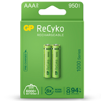 Ver informacion sobre AAA, LR03 RECYKO recarregable 950mAh - Blister 2und.